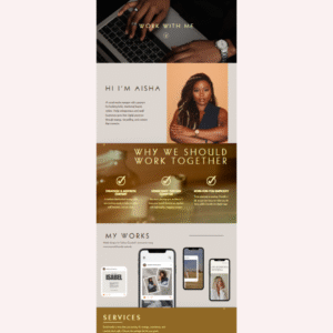 One-Page Portfolio Website Template