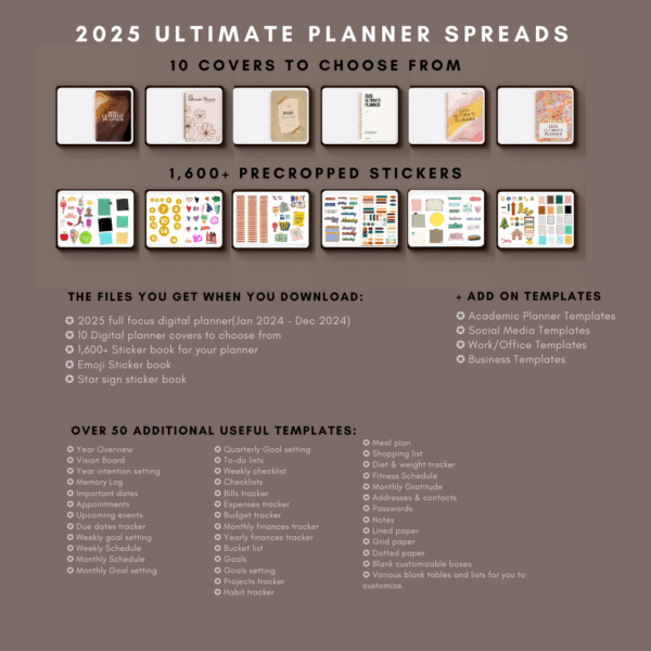 2025 Full Focus Planner - Image 9