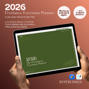 2026 Freelance Execution Planner